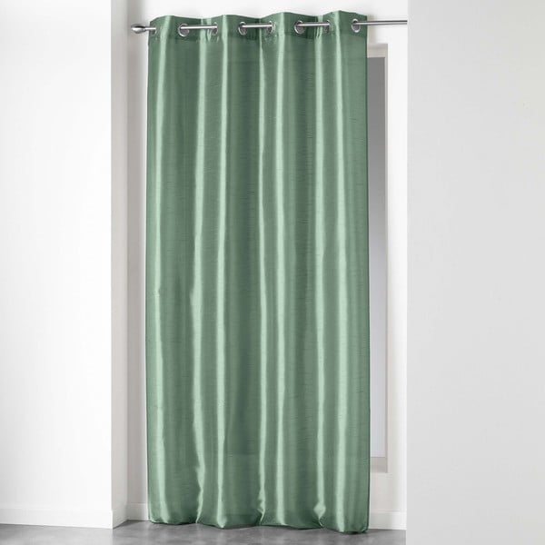 Zöld szatén függöny 140x240 cm Shana – douceur d'intérieur
