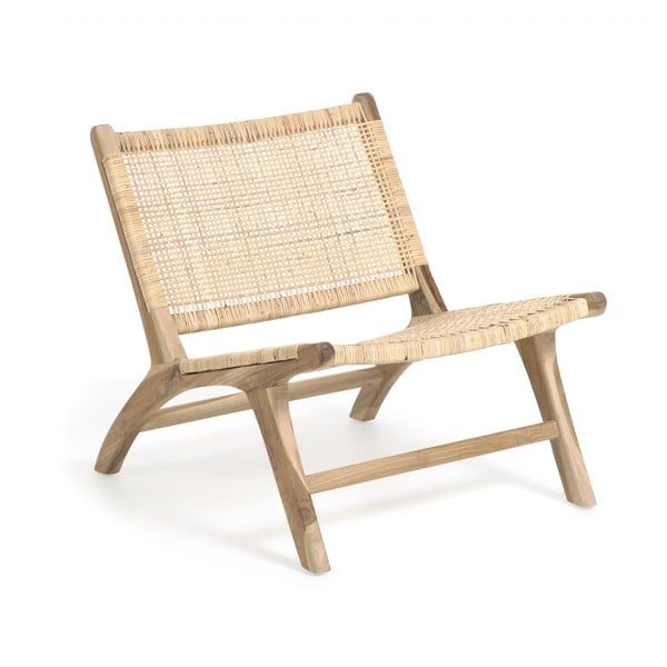 Natúr színű szőtt fotel Beida – Kave Home