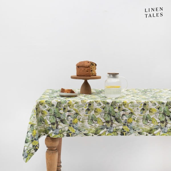 Len asztalterítő 140x200 cm Lotus – Linen Tales