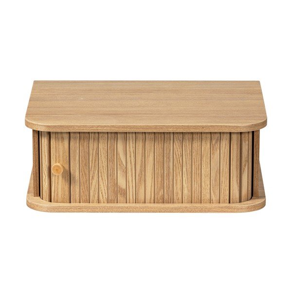 Natúr színű függő éjjeliszekrény borovi fenyő dekorral Jena – WOOOD