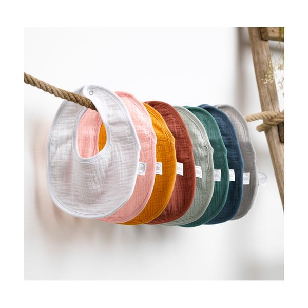 Zöld muszlin előke szett 2 db-os – Bébé Douceur-image-3