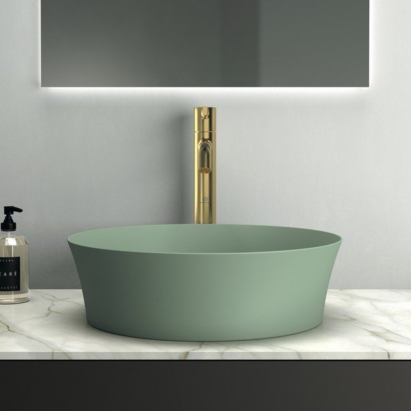 Zöld kerámia kerek mosdókagyló ø 40 cm Ipalyss – Ideal Standard-image-4