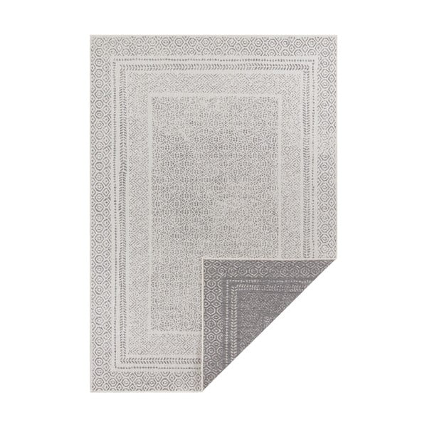 Berlin szürke-fehér kültéri szőnyeg, 200x290 cm - Ragami