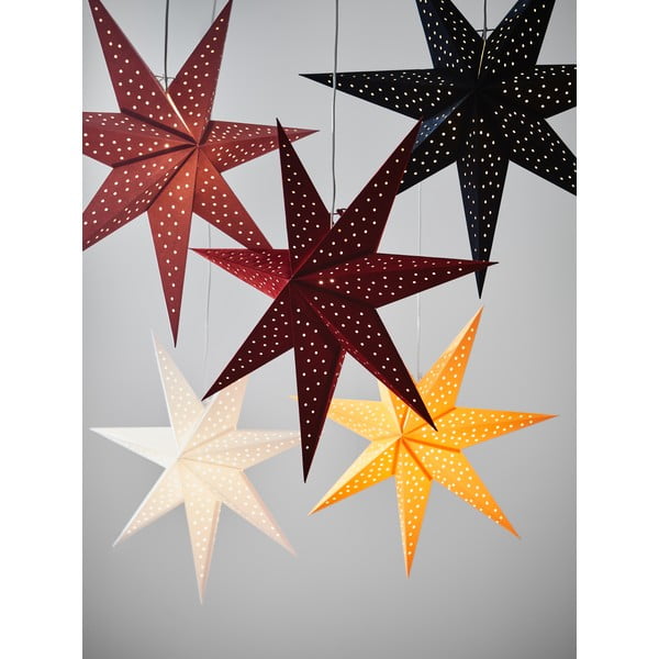 Borvörös fénydekoráció karácsonyi mintával ø 45 cm Clara – Markslöjd-image-2