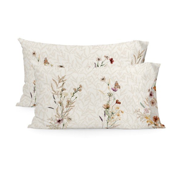 Pamut párnahuzat szett 2 db-os 50x75 cm Wild flowers – Happy Friday