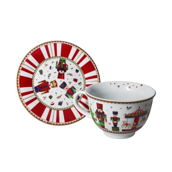 Fehér karácsonyi csésze Tazza - Brandani-image-1