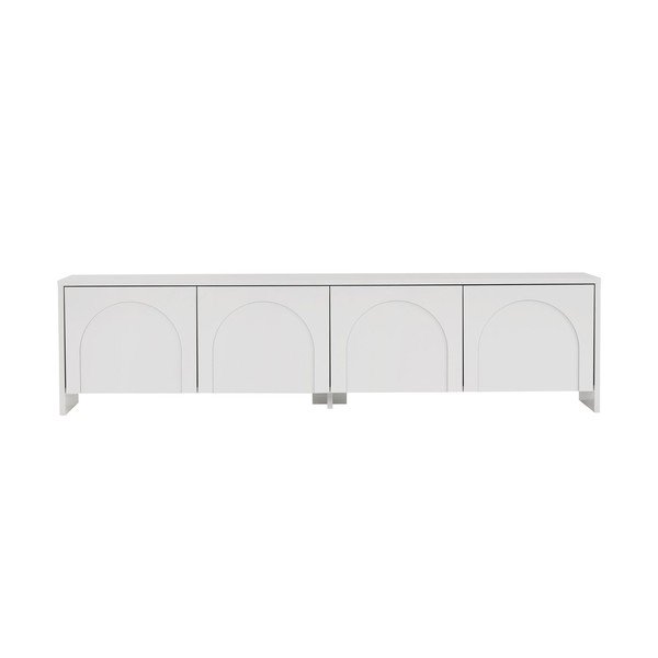 Fehér TV-állvány 180x45x32 cm Aurelia – Kalune Design-image-3