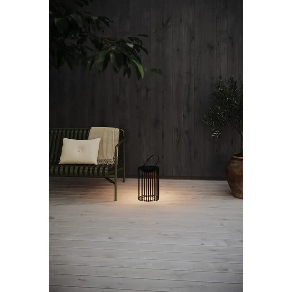 Fekete napelemes-USB kültéri LED lámpás (magasság 54 cm) Cavia – Markslöjd-image-1