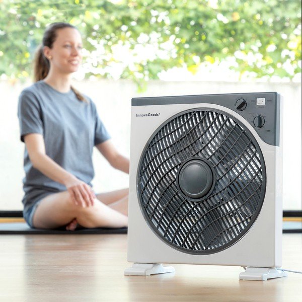 Fehér ventilátor, ø 30 cm - InnovaGoods-image-2
