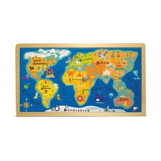 World Map puzzle keretben - Legler
