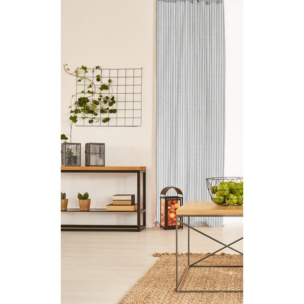Cortina Hogar Grey Marine Stripes szürke függöny - Really Nice Things-image-1