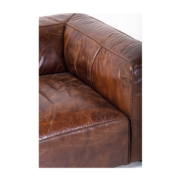 Cubetto háromszemélyes bőrkanapé - Kare Design-image-3