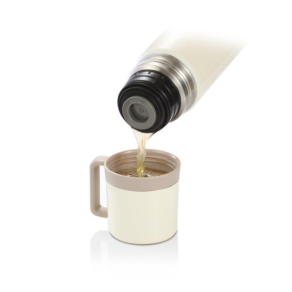 Bézs termosz bögrével 0,5 l Constant - Tescoma-image-3
