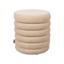 Bézs buklé puff Fern – Dutchbone