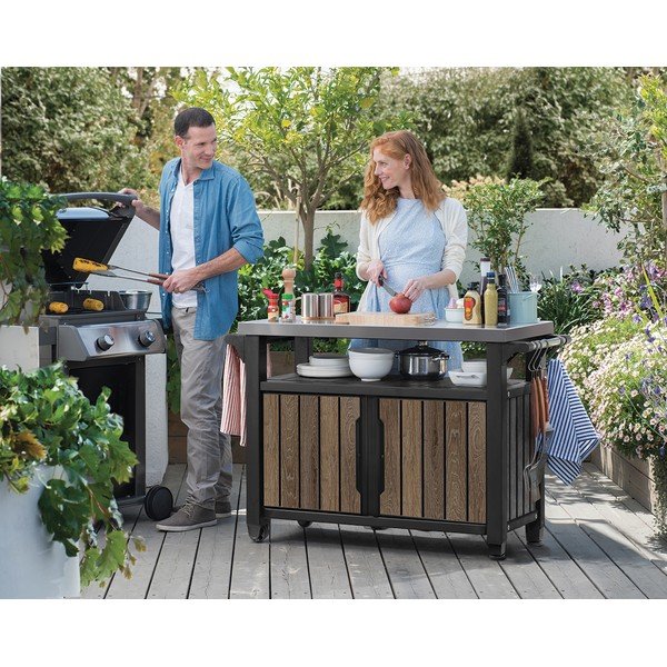 Kerti bárasztal 134x52 cm Deco – Keter-image-1