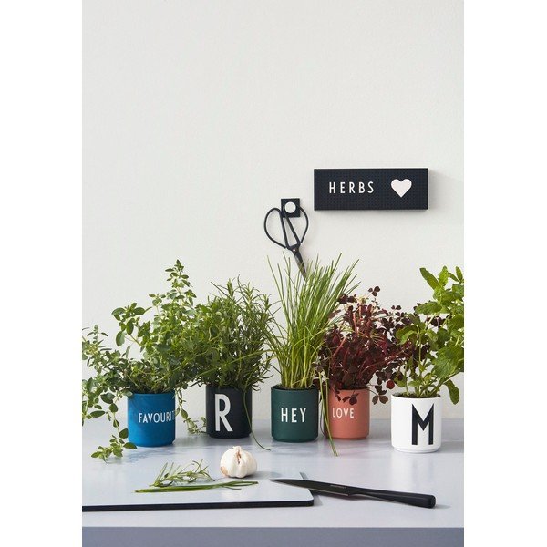 Sötétzöld porcelán bögre 300 ml Hey – Design Letters-image-2