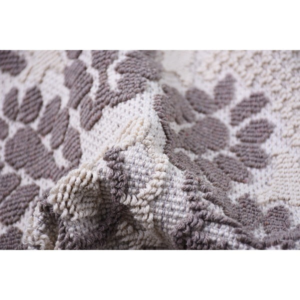 Papatya sötétbézs pamut szőnyeg, 60 x 90 cm - Vitaus-image-3