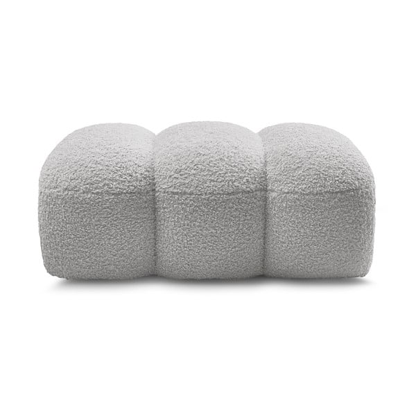 Világosszürke buklé lábtartó Hippolyte – Bobochic Paris