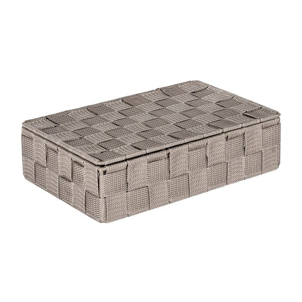 Adria barna fürdőszobai rendszerező fedéllel - Wenko-image-1