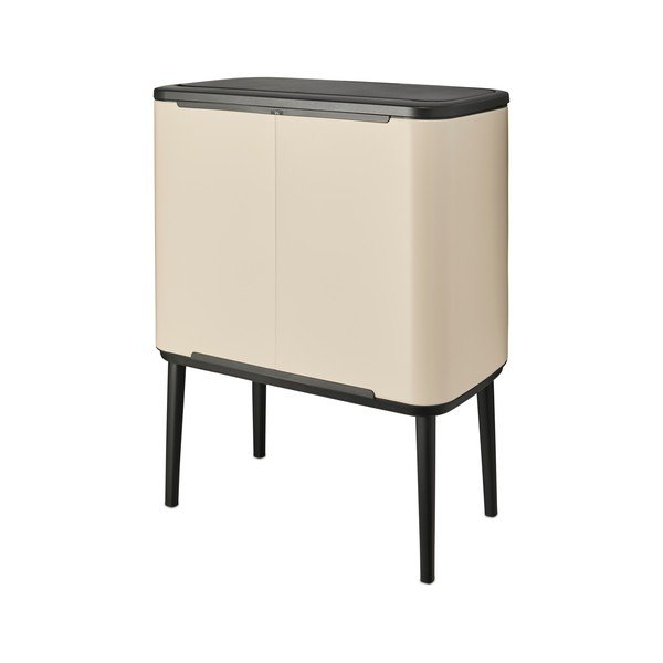 Bézs acél érintésre nyíló szelektív szemetes 34 l Bo Touch Bin – Brabantia-image-4