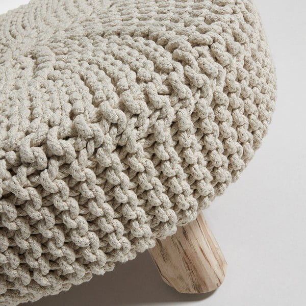 Storm széles krémszínű lábtartó - La Forma-image-1