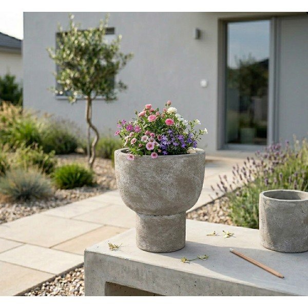 Terrakotta virágcserép ø 20 cm Hector – Bizzotto-image-1