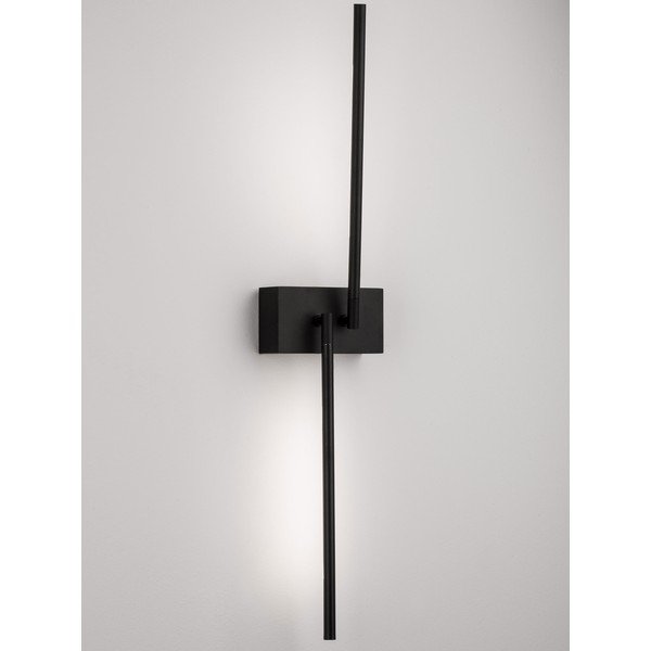 Fekete fém LED fali lámpa hajlítható szerkezettel Raccio – Nova Luce-image-3
