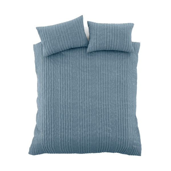 Kék kétszemélyes ágyneműhuzat 200x200 cm Tamba Stripe – Pineapple Elephant-image-2