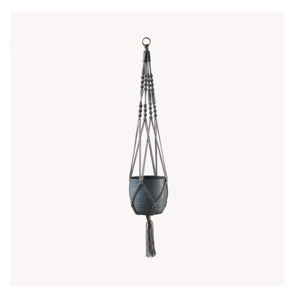Szürke függő virágtartó, hossz 90 cm - Big pots-image-1