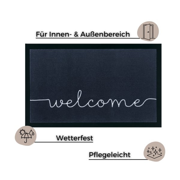 Lábtörlő 45x75 cm Cozy Welcome – Hanse Home-image-2