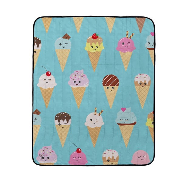 Happy Icecreams piknik takaró, 180 x 145 cm - Butter Kings