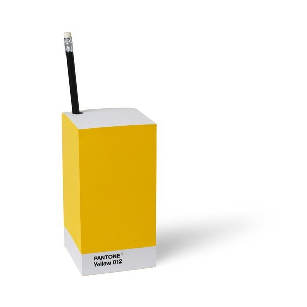 Sárga ceruzatartó / jegyzettömb - Pantone-image-1