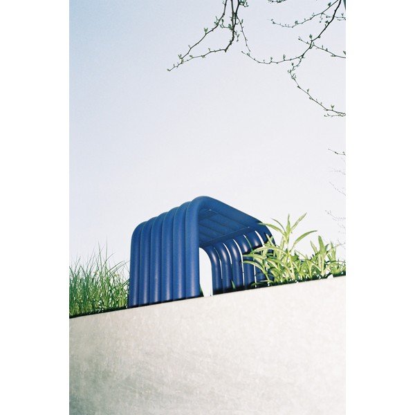 Kék fém kerti szék Nokk – noo.ma-image-2