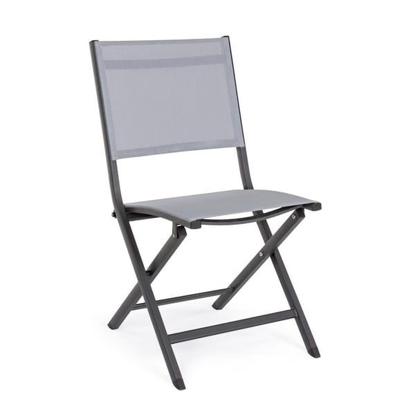 Szürke fém kerti szék Elin   – Bizzotto