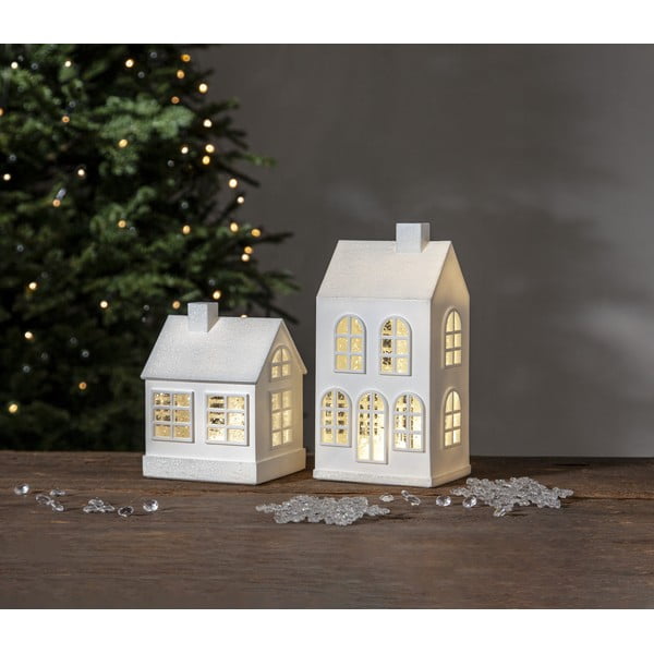 Fehér fénydekoráció karácsonyi mintával Winter – Star Trading-image-2