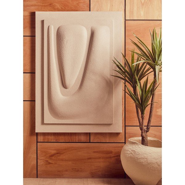 3D-s keretezett-vászon kép 100x140 cm Astratto – Premier Housewares-image-1