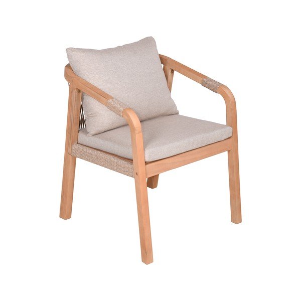 Natúr színű tömörfa kerti szék szett 2 db-os Bogota – Garden Pleasure