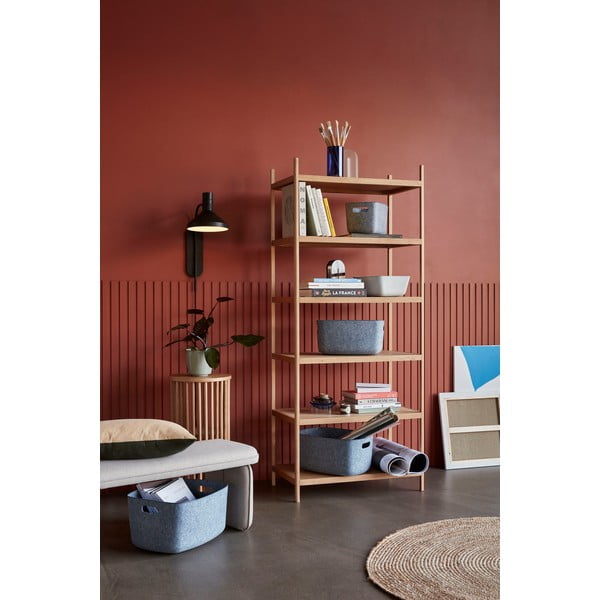 Folk tölgyfa konzolasztal, ø 35 cm - Hübsch-image-3