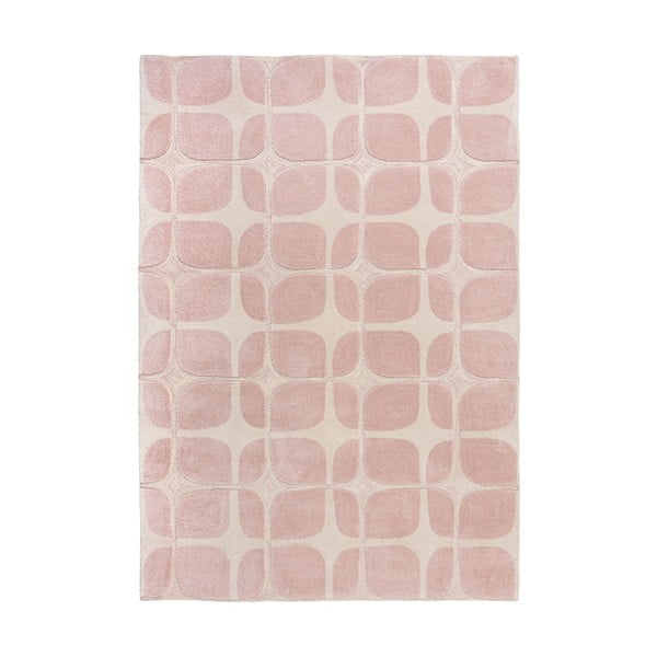 Mesh rózsaszín szőnyeg, 160 x 230 cm - Flair Rugs