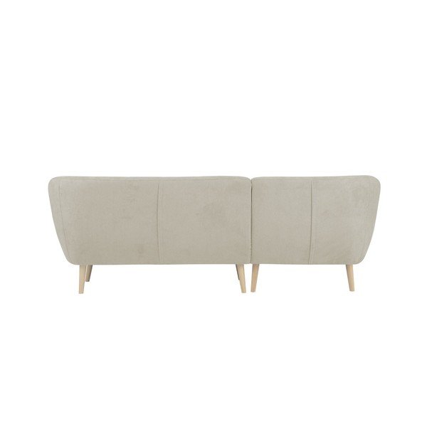 Sicile bézs színű kanapé baloldali fekvőfotellel - Mazzini Sofas-image-2