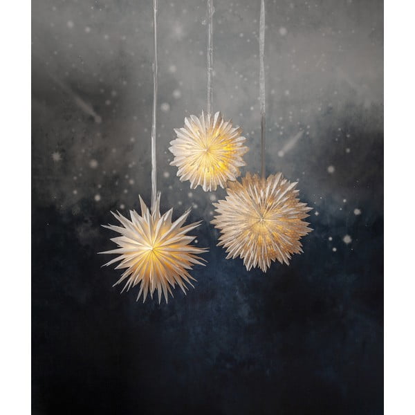 Fehér fénydekoráció karácsonyi mintával Cloud – Star Trading-image-3