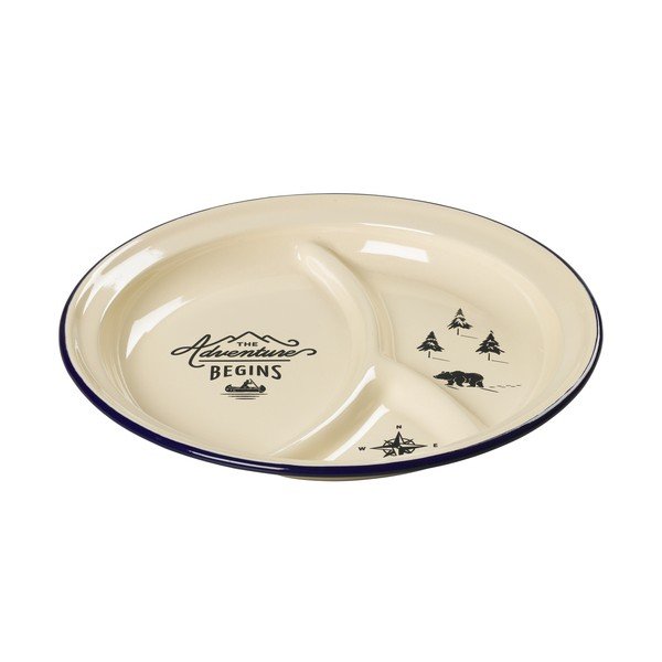 Enamel zománcozott osztott tányér - Gentlemen's Hardware-image-1