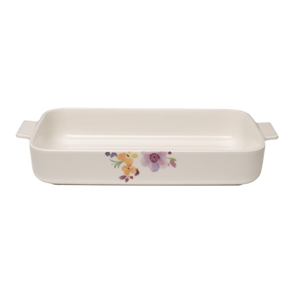 Mariefleur Basic fehér porcelán sütőtál, 34 x 24 cm - Villeroy & Boch
