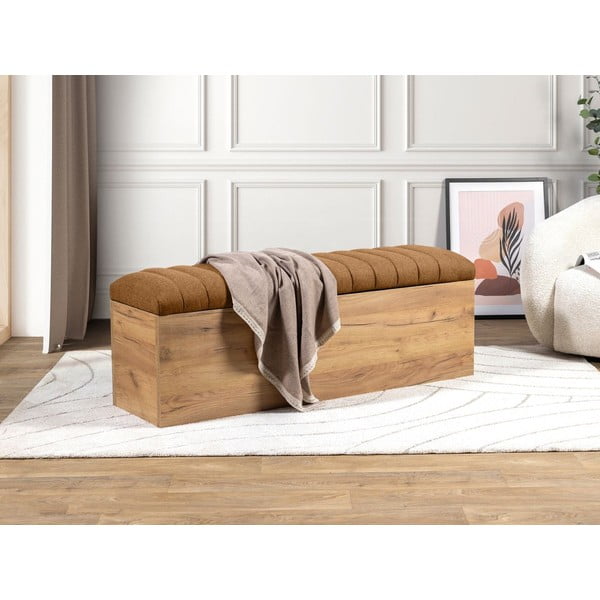 Narancssárga-natúr színű pad Oceane – Bobochic Paris-image-1