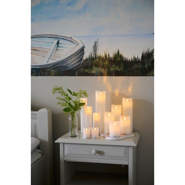 LED gyertya szett 3 db-os (magasság 15 cm) Sara – Sirius-image-2