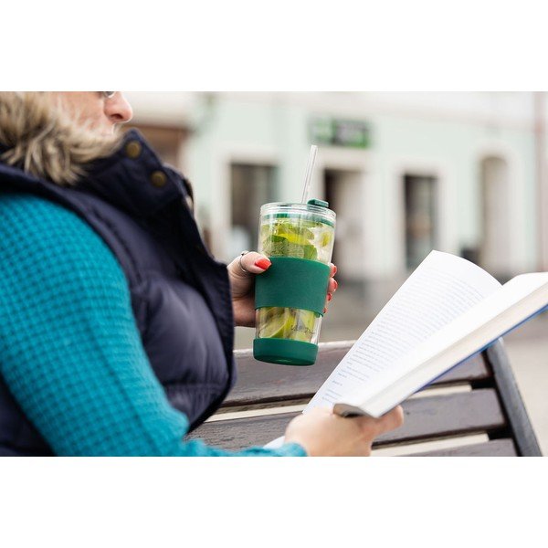 Zöld termobögre 600 ml Fuori – Vialli Design-image-2