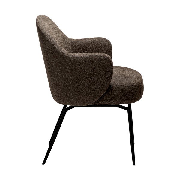 Barna karfás-forgó étkezőfotel Bae – DAN-FORM Denmark-image-4