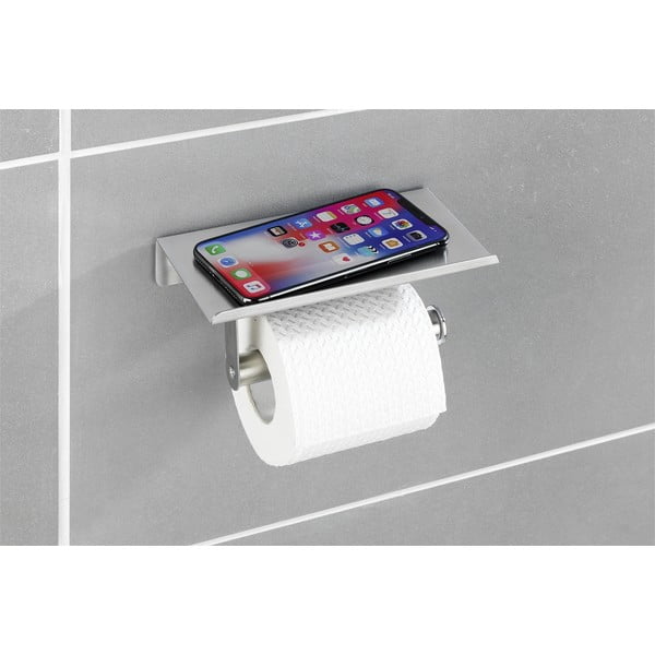 Öntapadós rozsdamentes acél WC-papír tartó - Maximex-image-3