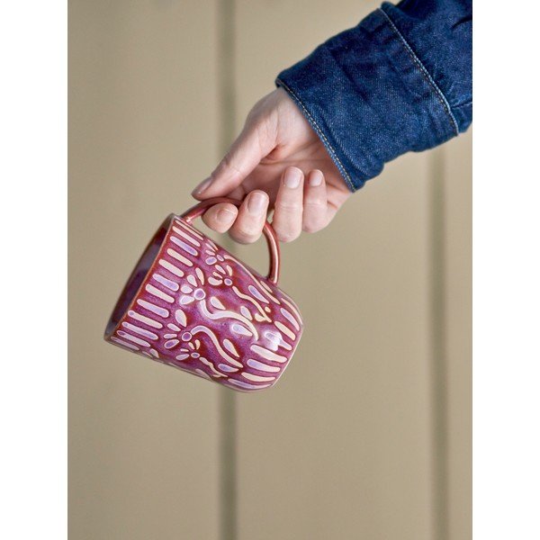 Lila kőedény bögre 150 ml Samsin – Bloomingville-image-1