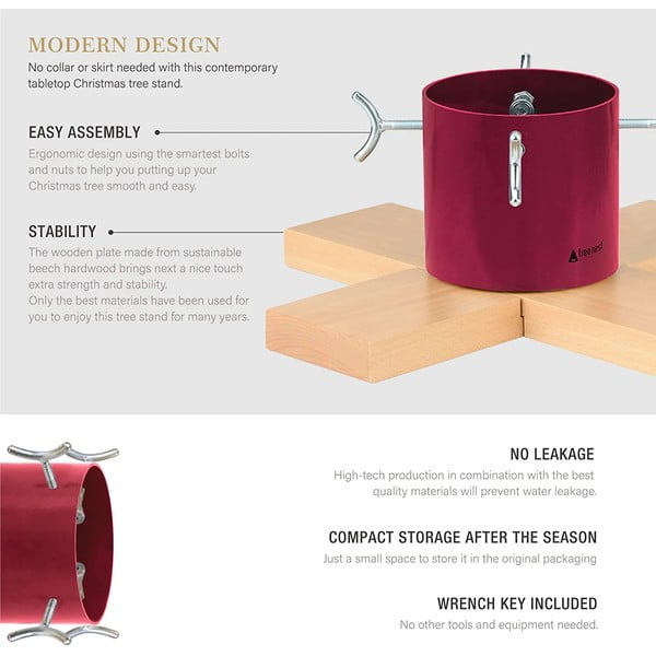 Hip ezüstszínű karácsonyfatalp - Tree Nest-image-3